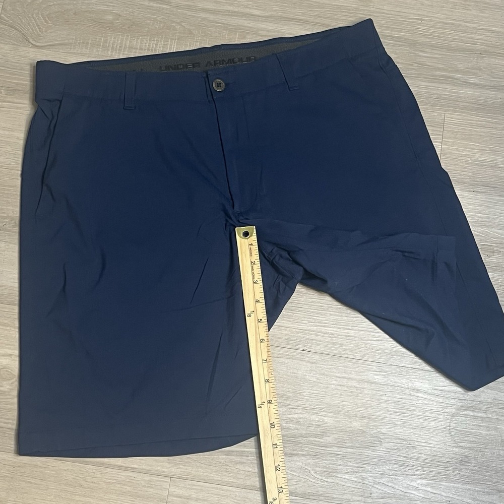 Under Armour UA Match Play Showdown Vented Golf Shorts Navy Men's 38 Performance - Picture 7 of 10